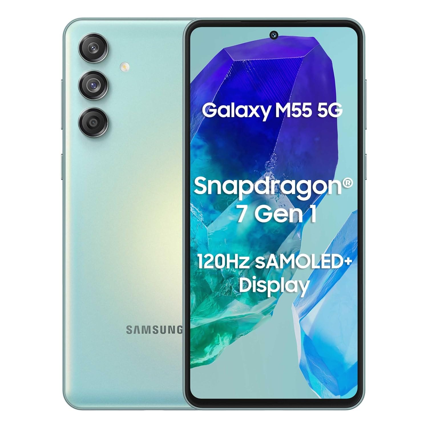 Samsung Galaxy M55 5G - Best display smartphone under 25000 with Super AMOLED screen