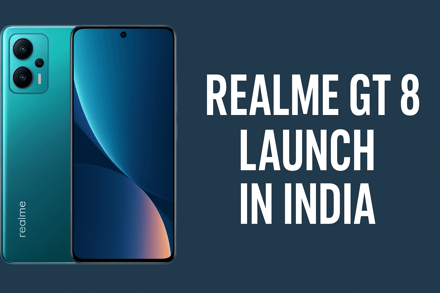 realme gt 8 launch