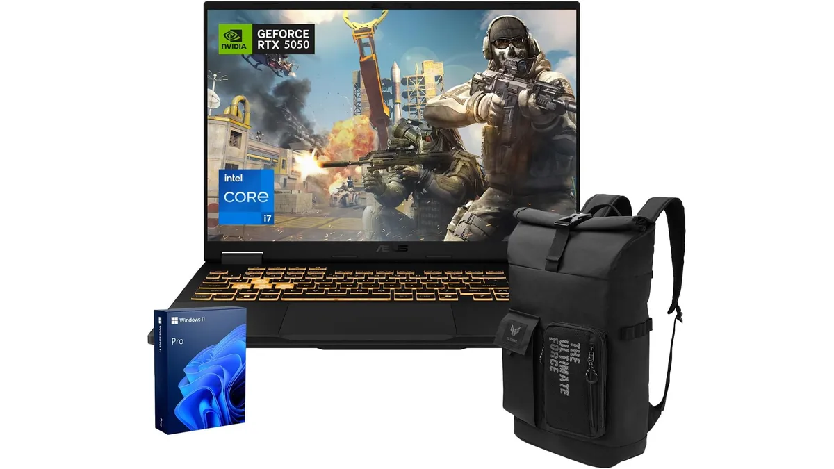 ASUS TUF F16 RTX 5050 Pro Gaming Laptop