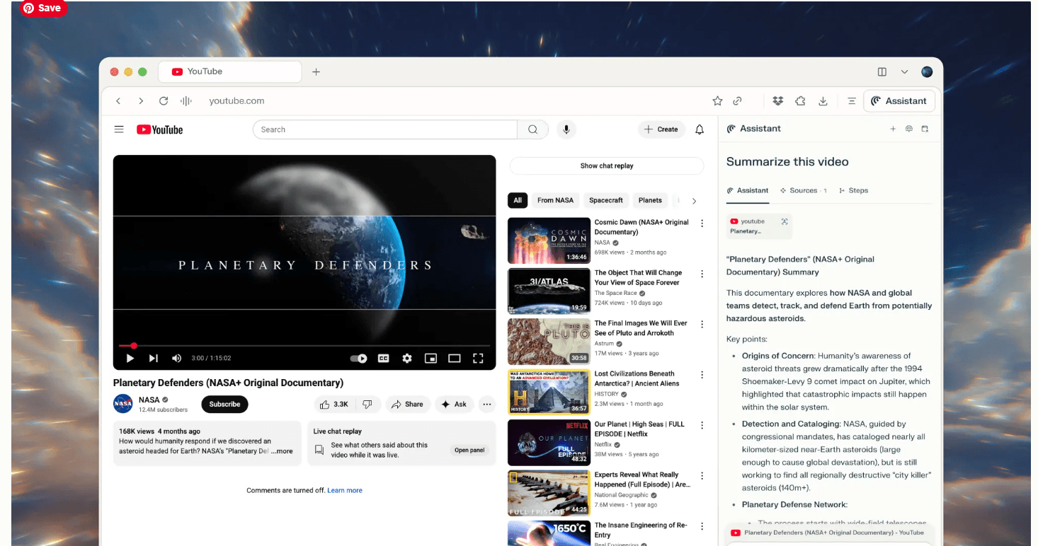 Perplexity AI’s Comet Browser