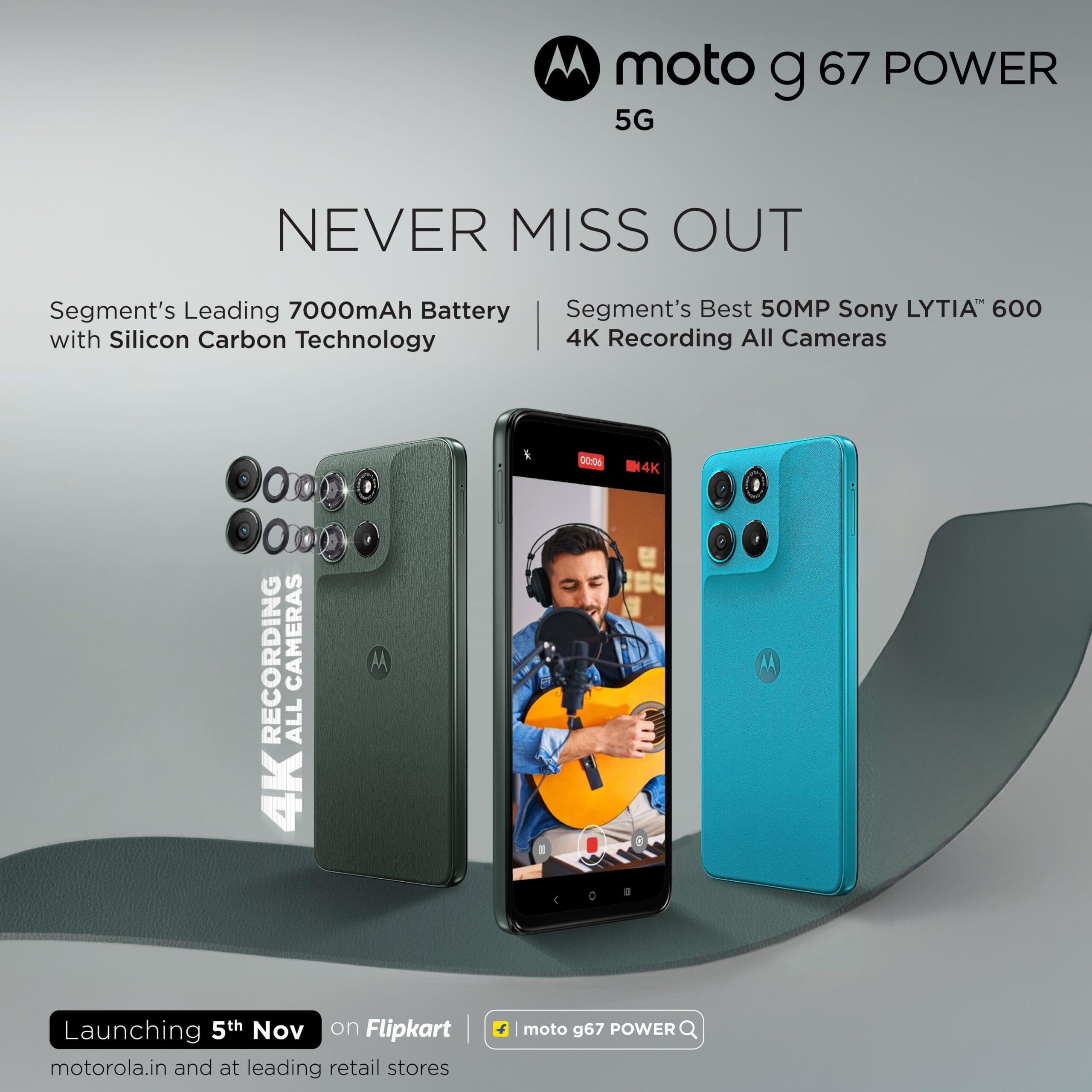 Moto g67 power 5g price in india