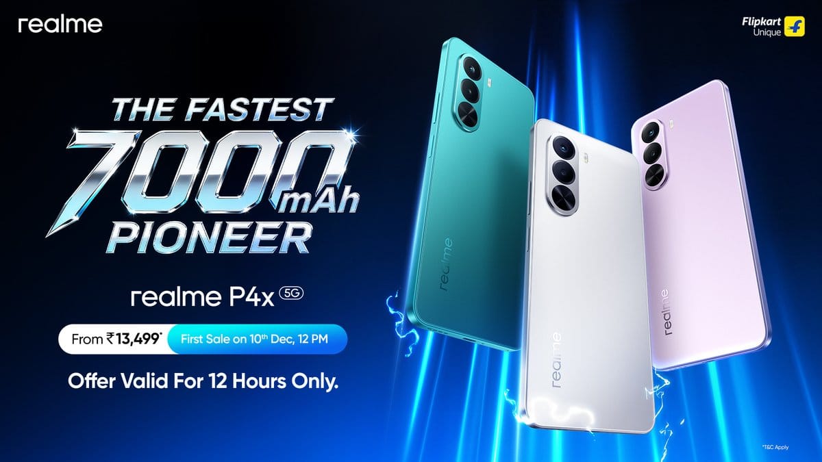 Realme P4x 5G Launched in India